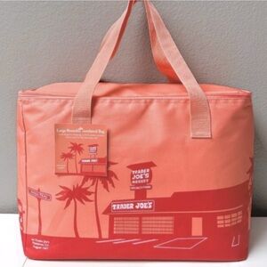 Trader Joe's Insulated Tote Bag in Peach - Newly Released!